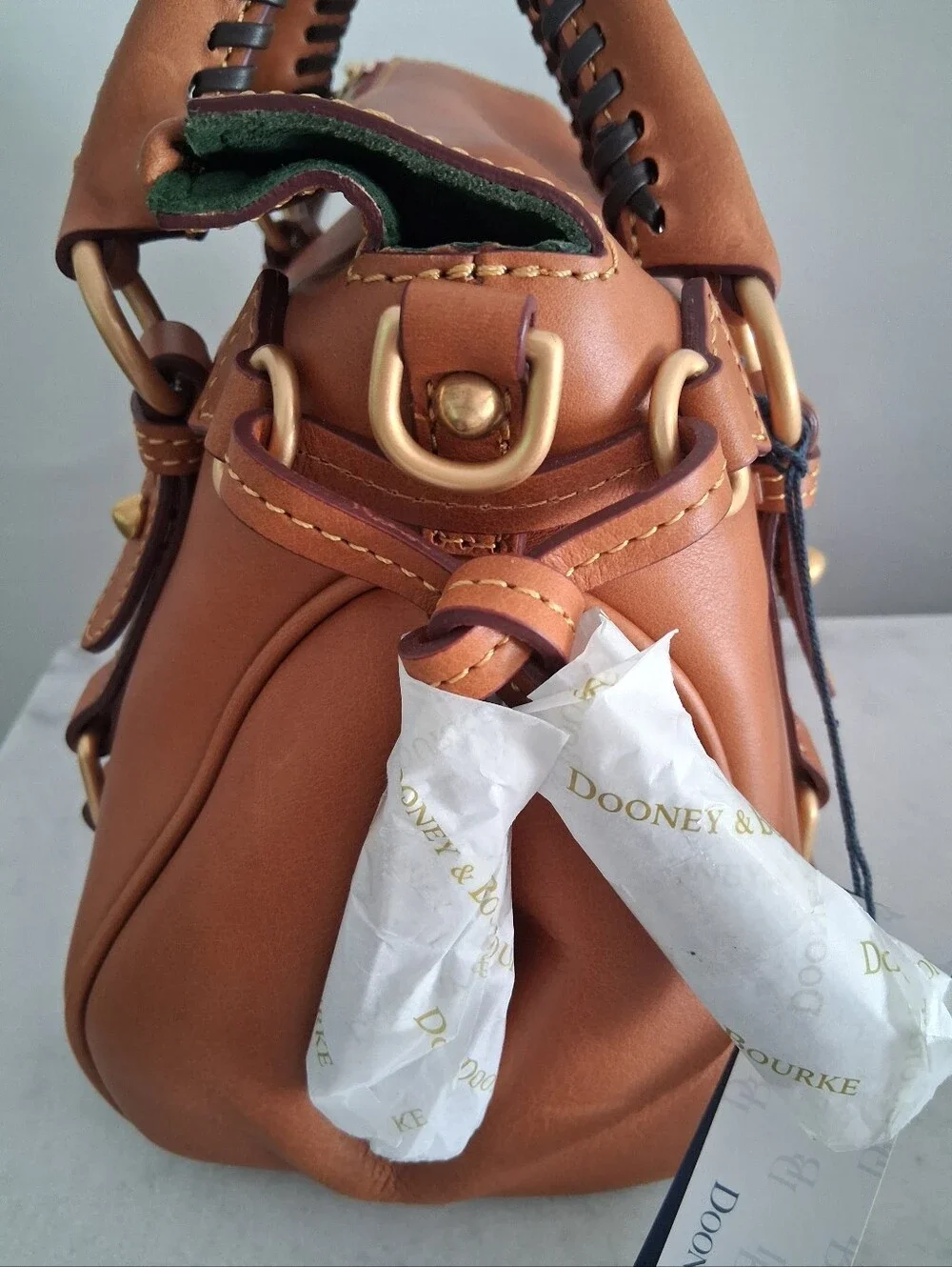 Dooney & Bourke Florentine Micro Satchel Natural